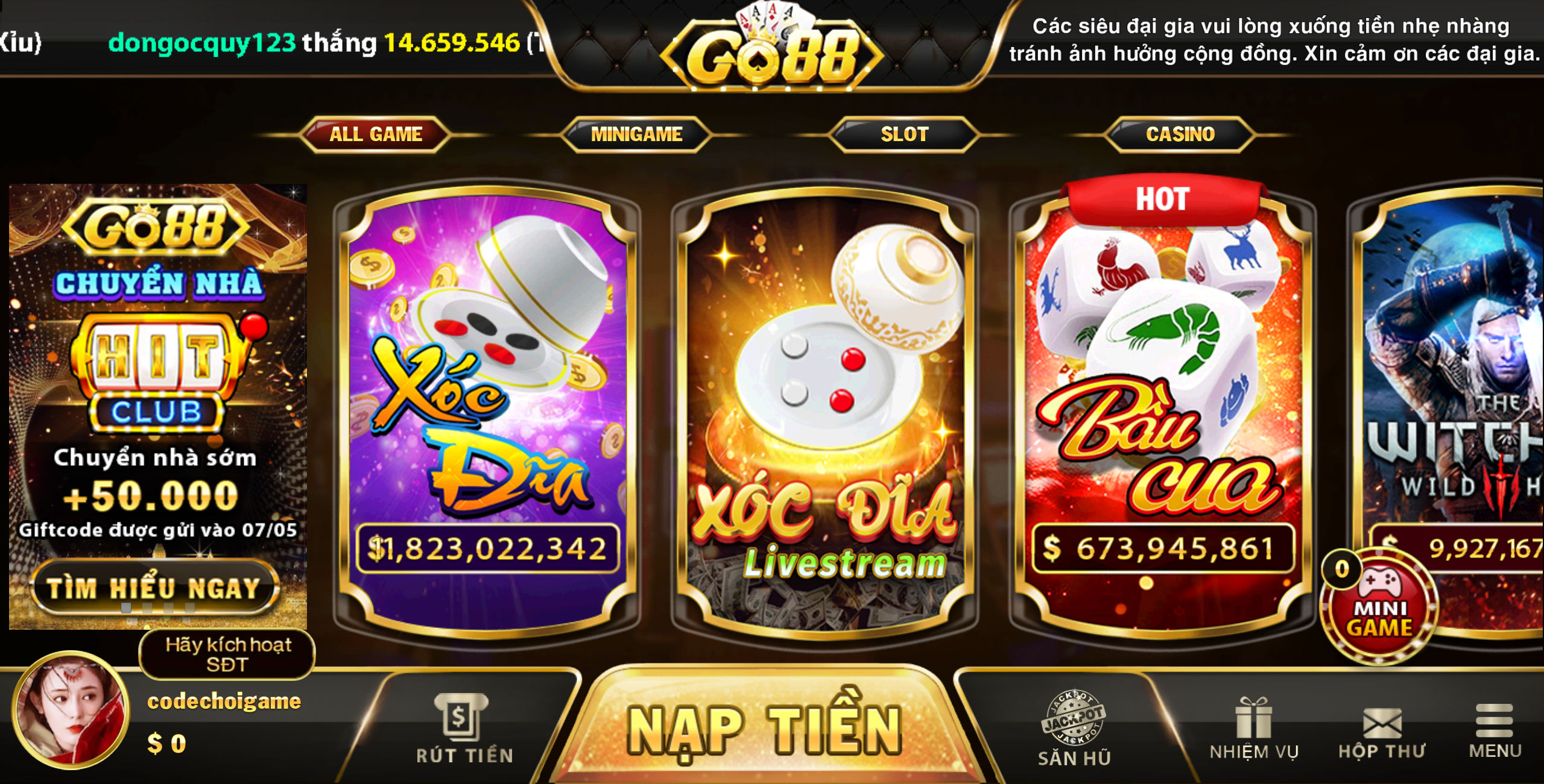 Mua SRC game bài, tài xỉu và vận hành, cho thuê hệ thống Game bài tài xỉu
