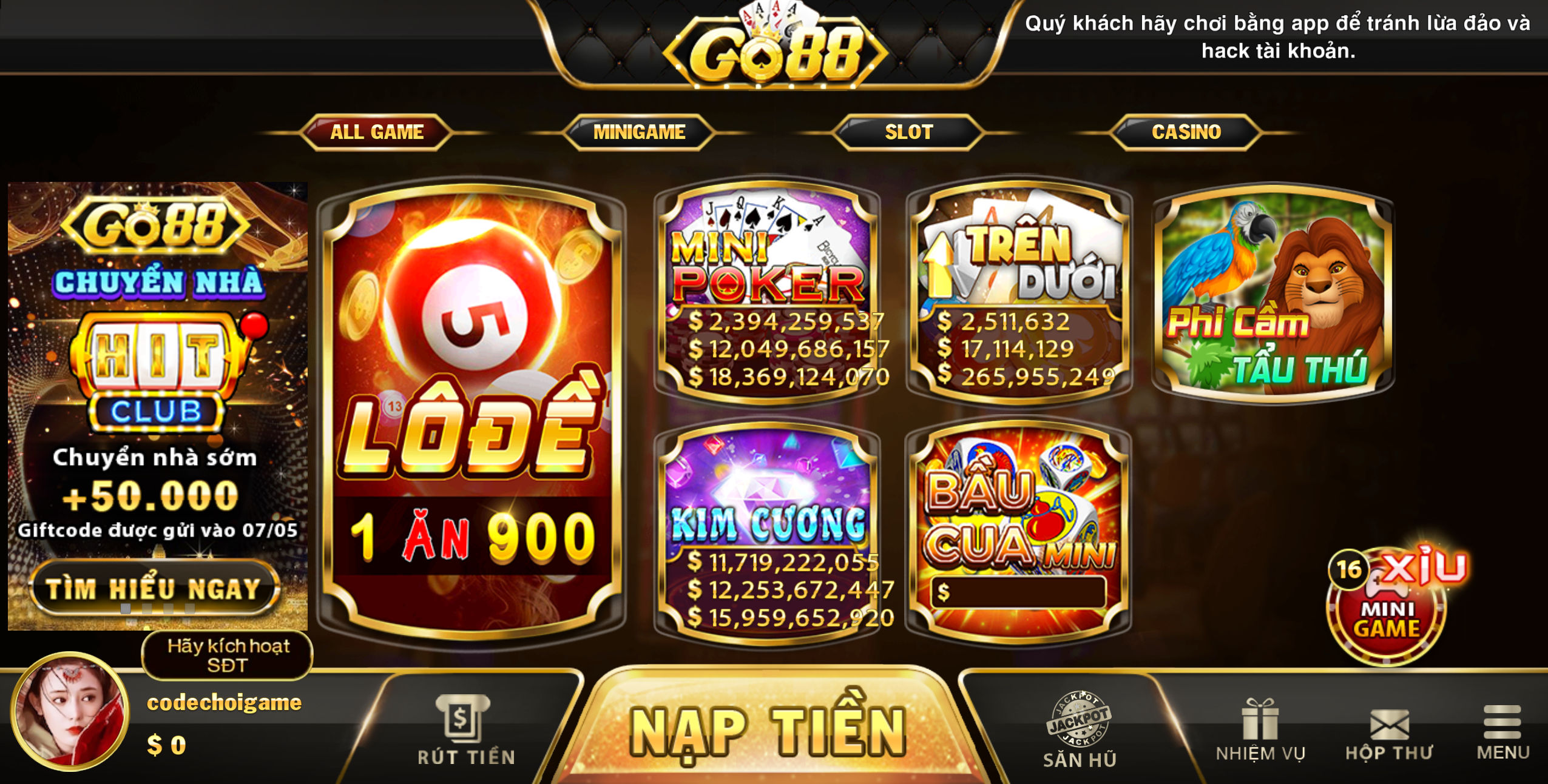 Mua SRC game bài, tài xỉu và vận hành, cho thuê hệ thống Game bài tài xỉu