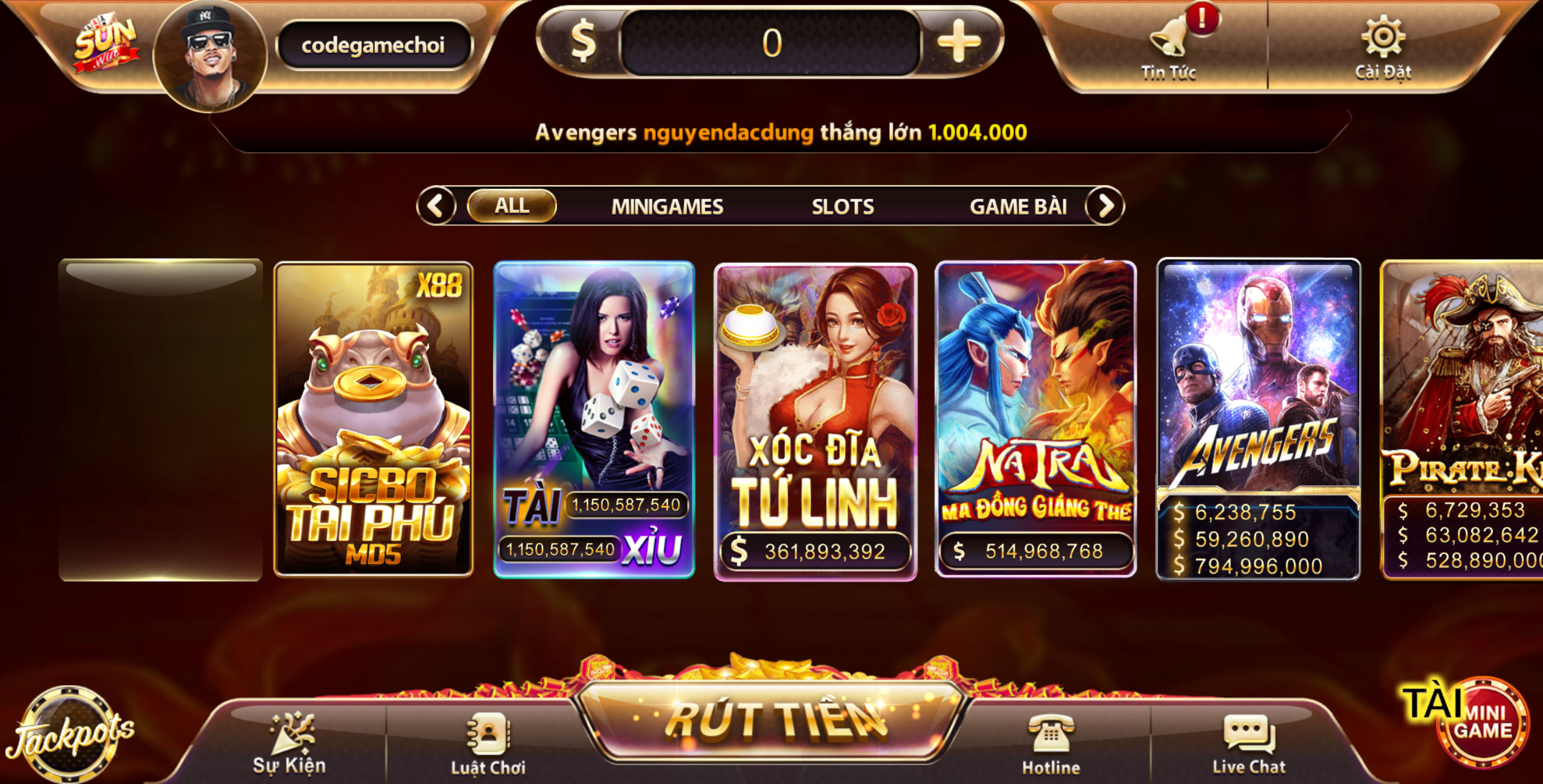 Bán code game tài xỉu, Full src game bài, game nổ hũ, game xóc đĩa