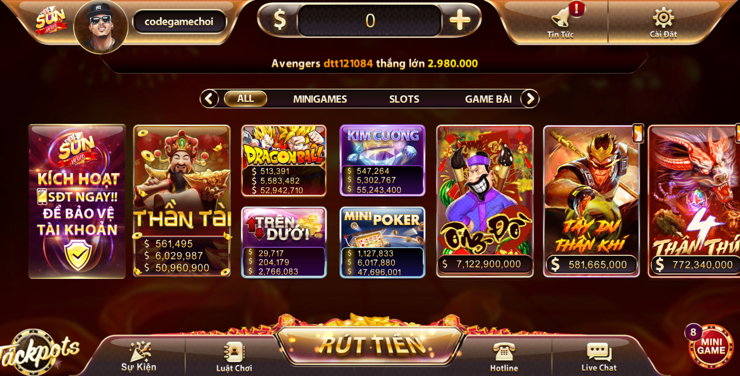 Mua SRC game bài, tài xỉu và vận hành, cho thuê hệ thống Game bài tài xỉu